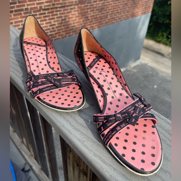 Rare Giuseppe Zanotti Black and Pink Kitten Heel (US 7) - Picture 3 of 9